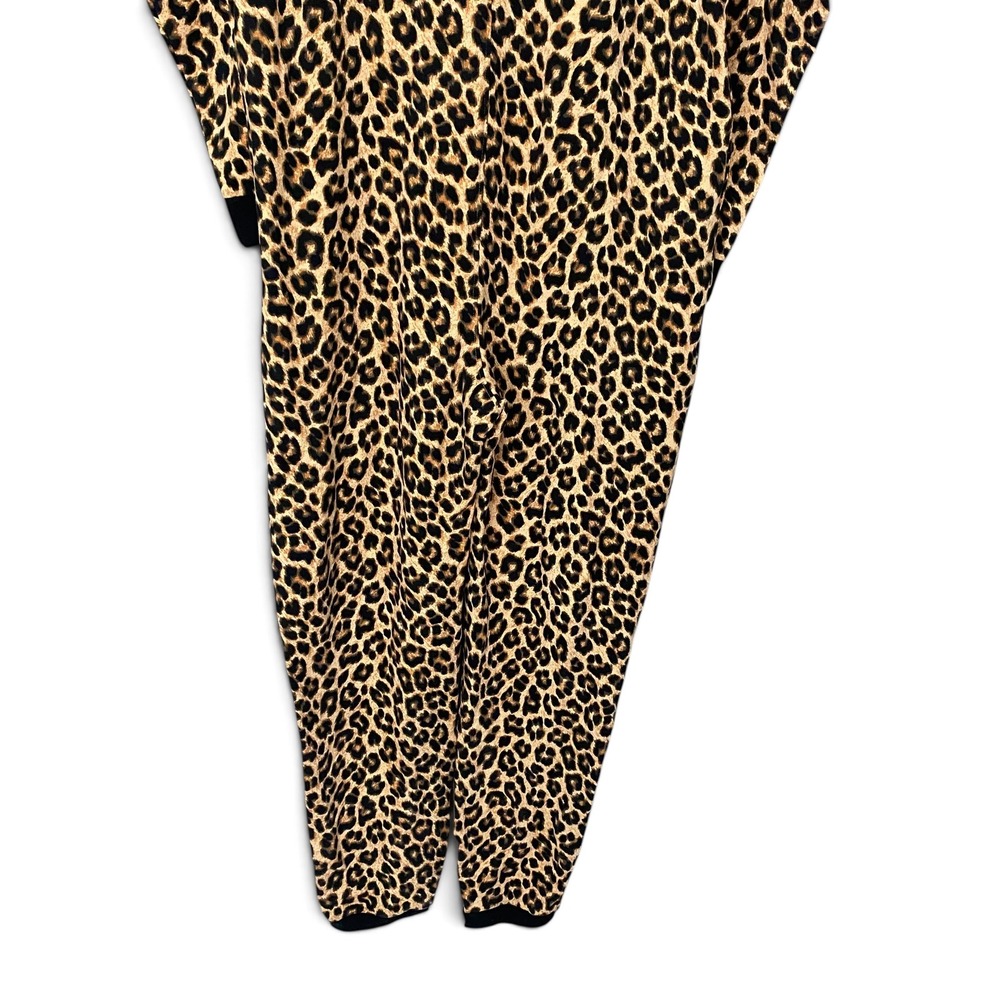 Savage X Fenty Forever Savage Hooded Jumpsuit Women XL Leopard Print NWT - Picture 6 of 13